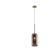 InduLuxe – Iron & Glass Pendant with Modern Edge