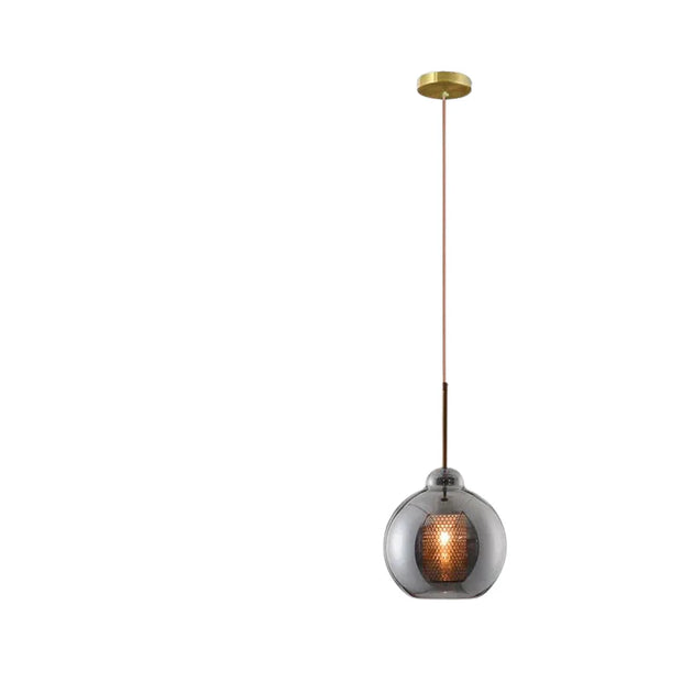 InduLuxe – Iron & Glass Pendant with Modern Edge