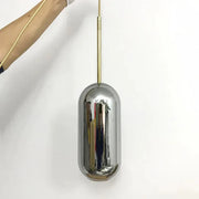 InduLuxe – Iron & Glass Pendant with Modern Edge