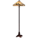 Budding Branch Art Glass Floor Lamp