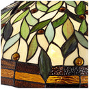 Leaf and Vine Tiffany-Style Floor Lamp